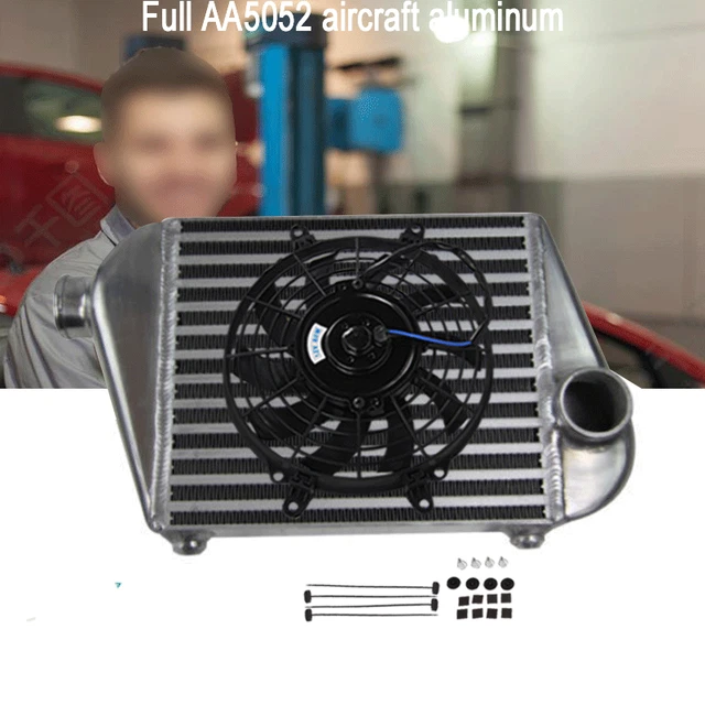 TOP MOUNT INTERCOOLER 9" Fan For Toyota Hilux KZN165 1KzTe 3L 4Cyl 02