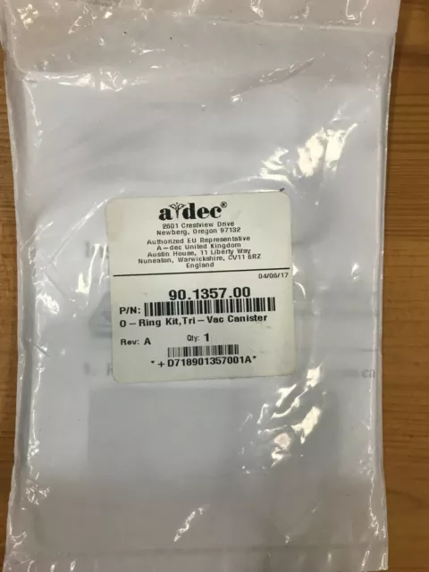 Adec O-Ring Kit, Tri -Vac Canister 90.1357.00