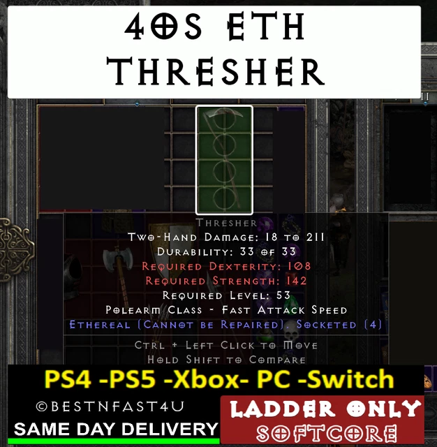 SSF, Tred Of Lookng For Eth Thresher. T's Tme! : R/Dablo_2_Resurrected - Foto 3