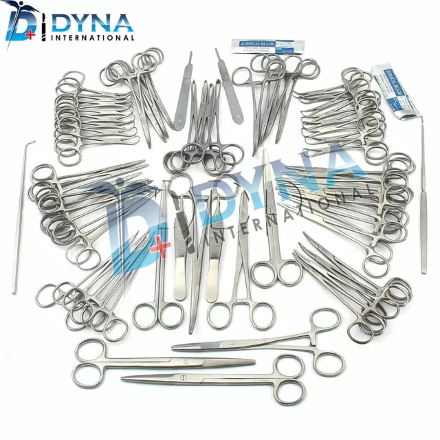 126 Pcs Canine+Feline Spay Pack Veterinary Surgical Instruments