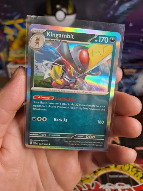 Kingambit - 134/198 Scarlet & Violet Holo Rare Pokemon - NM/MINT – The  PokéTrade Emporium