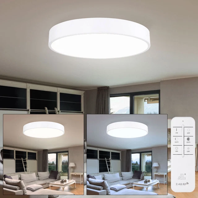 Eglo 900954 -Plafonnier LED RGBW à intensité variable AMANDOLO 19,5W/230V blanc + Télécommande | Lum