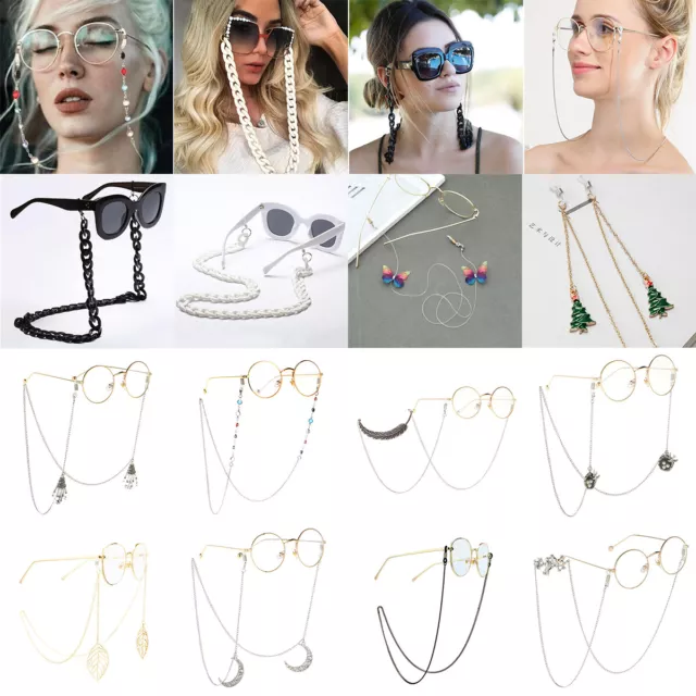 New Eyeglass Glasses Strap Sunglasses Chain Beaded Cord Holder Neck Lanyard Lot