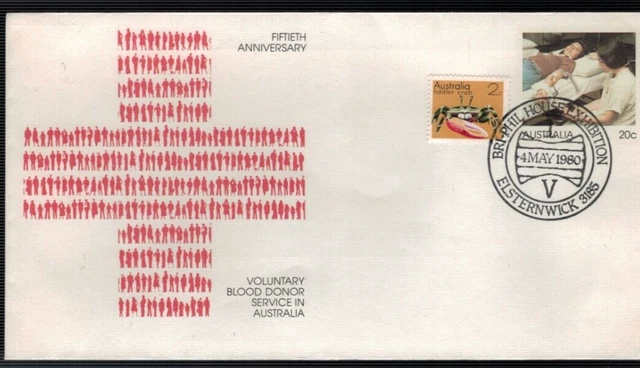 1980 Bri-Phil House Exhibition Elsternwick Vic.Pictorial Postmark On PSE inc 2c