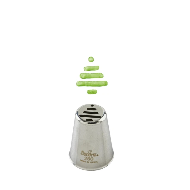 Decora Cornetto Per Decorazione Stella Aperta N.98 - Acciaio Inox, Blisterato - 4