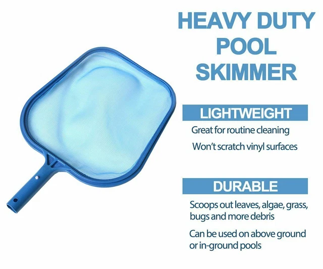 SWIMMING POOL LEAF Skimmer Rake Net Spa Cleaning Leaves Mesh Cleaning