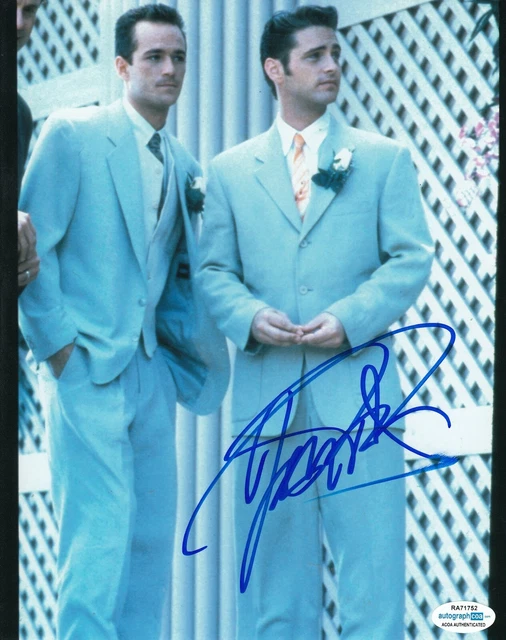 JASON PRIESTLEY signed (BEVERLY HILLS 90210) 8X10 photo Brandon BH90210 ACOA #1