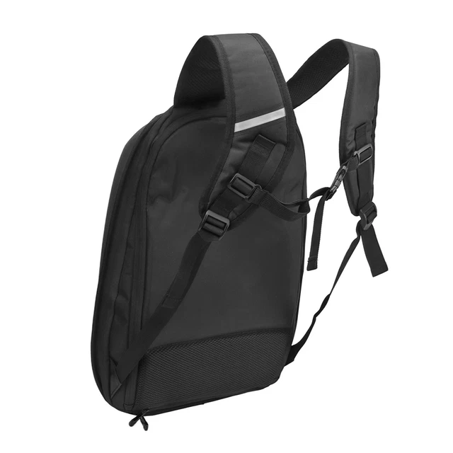 (Noir) Sac De Casque De Vélo Sac De Casque De Moto Fond Extensible