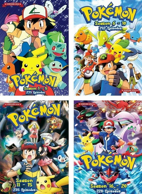 ENGLISH DUBBED POKEMON SEASON 16 - 20 (USA VERSION) DVD 228