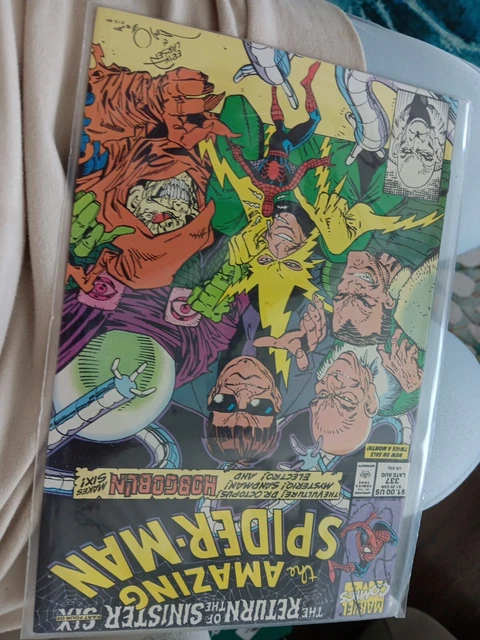 1990 Marvel Comics | Amazing Spider-Man #337  Part 4 Return Of The Sinister Six