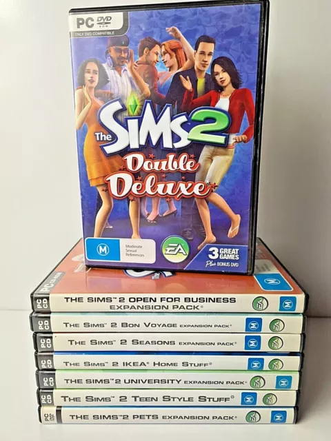 🚨LOT/BUNDLE of 7-(1) NEW & SEALED (duplicate) The Sims 2 PC