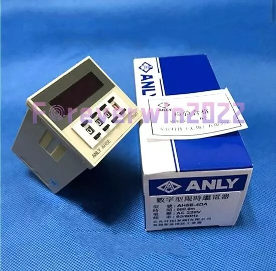 1PC New For ANLY Time Relay AH5E-4D 220v 999s