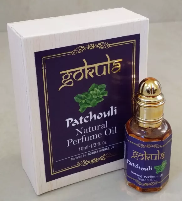 100% NATURAL LUXURY PATCHOULI Fragrance Perfume OIL Roll On FOR SENSITIVE SKIN