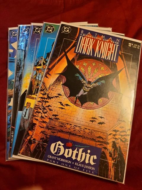Batman: Legends of the Dark Knight Issues 6-10 | Gothic Mini-Series | DC, 1990