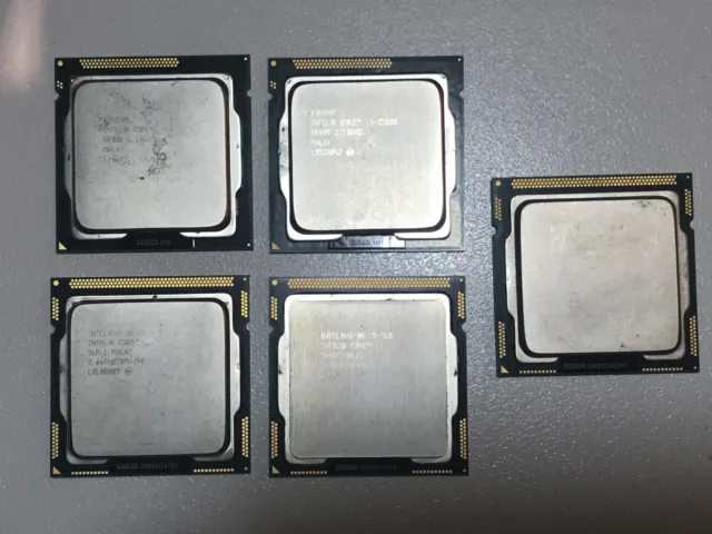 i5 650, i5 750, i5 760, i5 2400, i5 2500S Processors