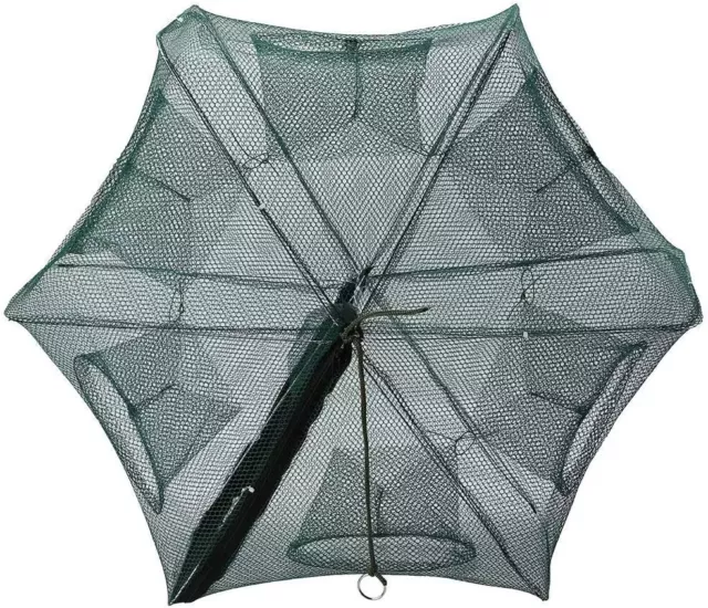 Fishing Trap Net - Automatic Nylon Fishing Net Shrimp Cage Foldable Crab Fish T