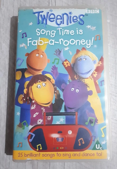 TWEENIES SONG Time Is Fab a rooney VHS Video Tape Untested 1 50 tweenies-song-time-is-fab-a-rooney-vhs-video-tape-untested-1-50