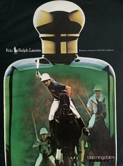 1984 POLO RALPH LAUREN A Man's Cologne in the Polo Tradition Magazine PRINT AD