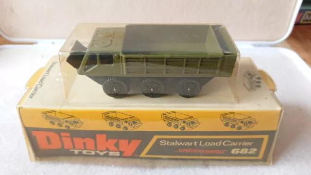 Rare Vintage Dinky Toys No.682 Stalwart Load Carrier Speedwheels Boxed