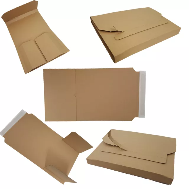 Emballage de livre carton d'expédition enveloppement emballage carton de livre carton aux lettres marron