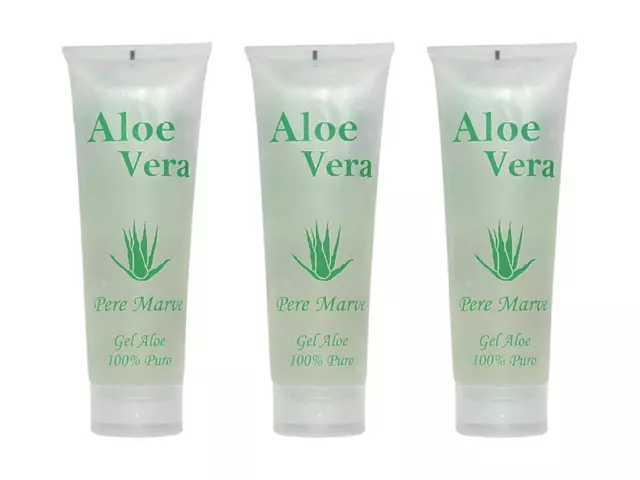 Aloe Vera Gel 100% Pflege Creme Haut Gesichtscreme Feuchtigkeitscreme 3x250ml