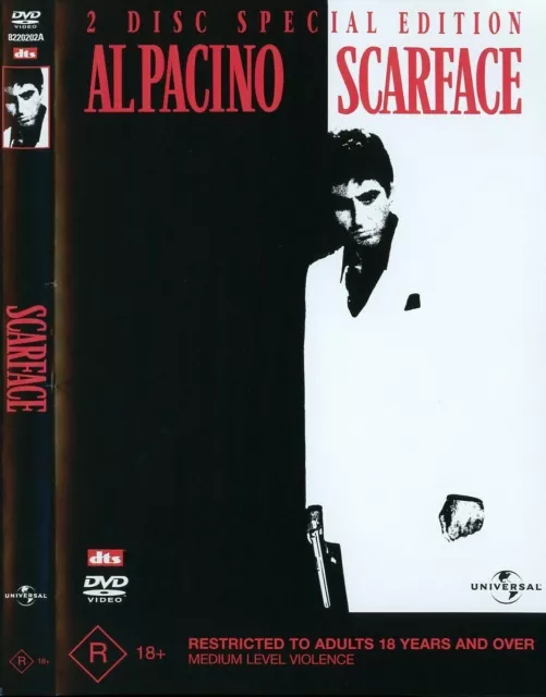 Scarface DVD (Region 2,4) VGC 2 Disc Special Edition Al Pacino