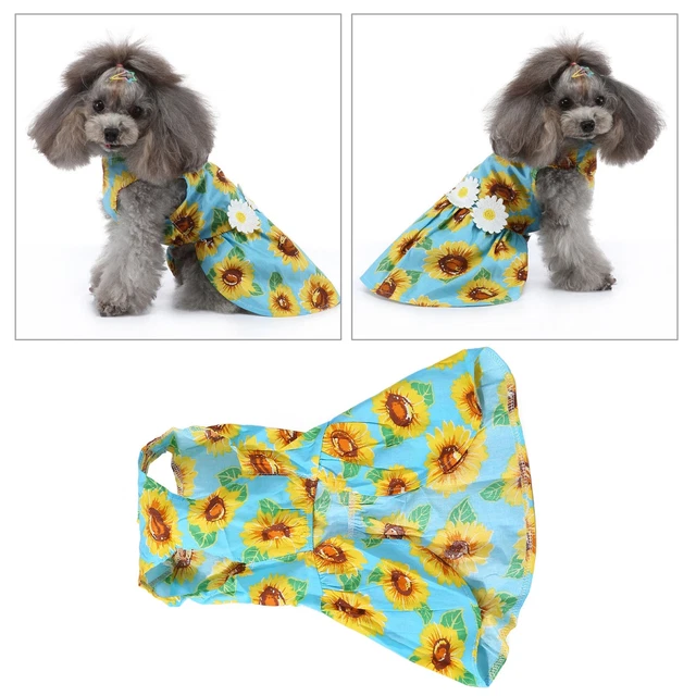 (S) Hundekleid Hundehemd Rock Hund Ärmelloses Kleid Atmungsaktive
