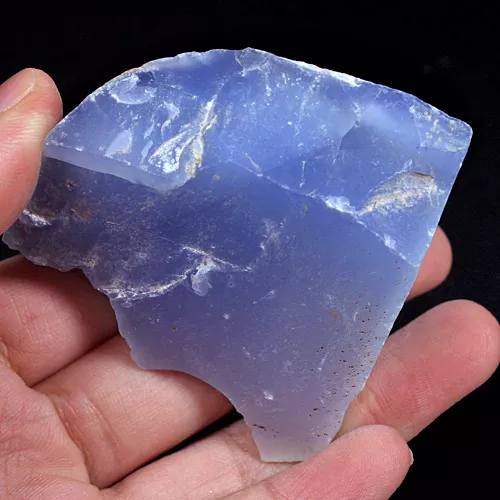Shola Vrai 523,62 Carats Naturelle Bleu Agate / Calcédoine En Turquie