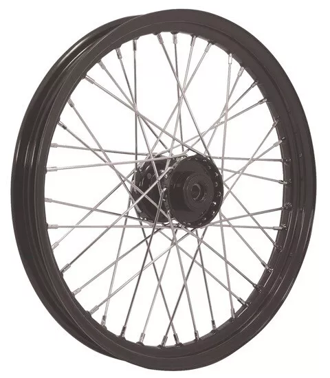 NEW 21x2.15 40 Spoke Antique Style Laced Wheel For Harley Davidson Or Custom