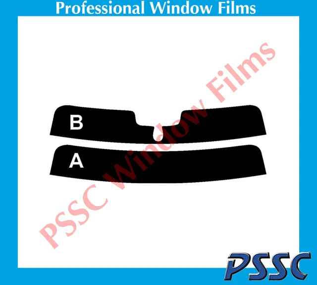PSSC Pre Cut Sun Strip Car Window Films - Renault Clio 5 Door 2012 to 2016