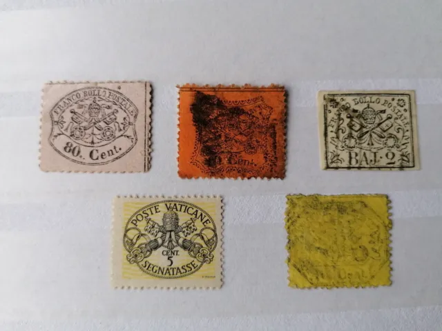 Italy Stamps - Papal States - Small Collection E15