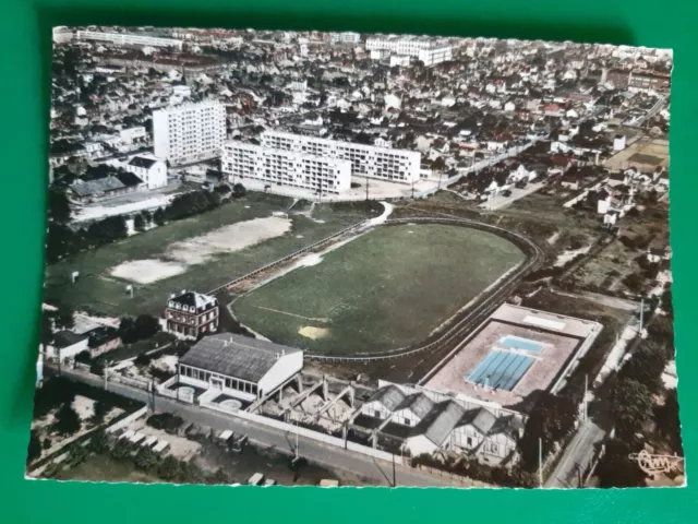 carte STADE DE FOOTBALL a BEZONS (95) LE STADE MUNICIPAL et la PISCINE