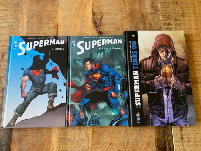 Lot 3 BD SUPERMAN : intégrales 1 et 2 + Terre Un - Urban DC Comics