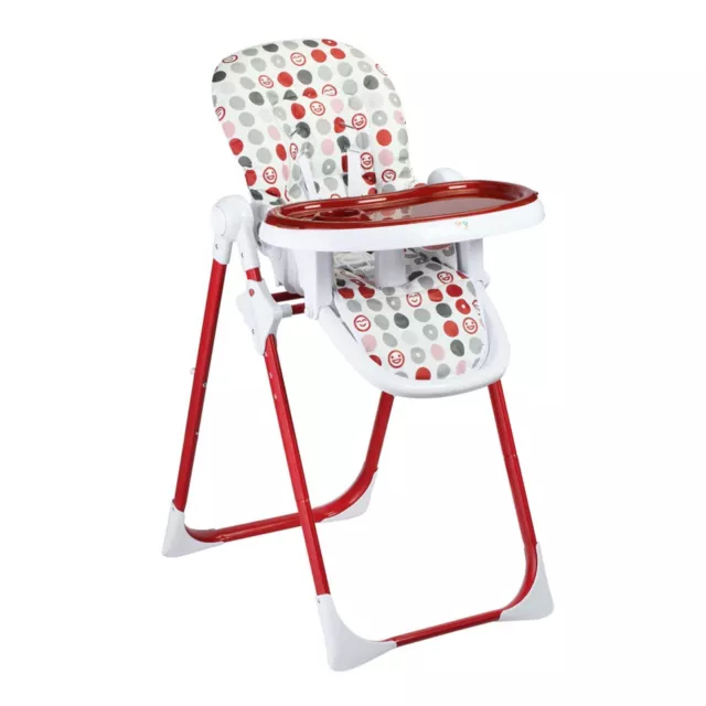 Baby Vivo Trona de bebe Silla para Niños con Bandeja Bebés de Altura Regulable