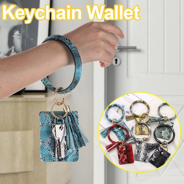 WOMENS FASHION ID Card Holder Wristlet Wallet Coin Purse Bangle Wallets