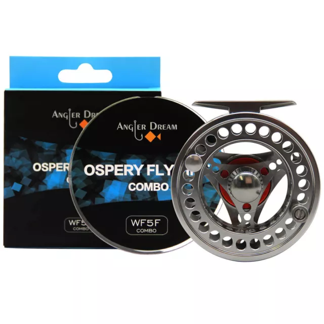 MAXCATCH FLY REEL Combo Cassette Fly Fishing Reel With 3 Extra
