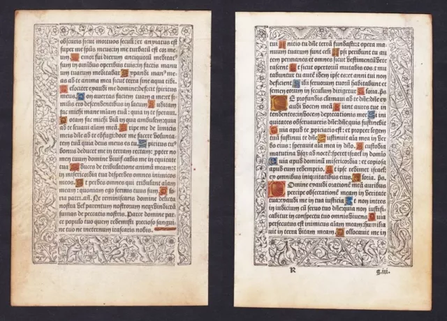 Livre D'Heures Book Of Hours Book of Hours Pigouchet Paris Incunable 1490