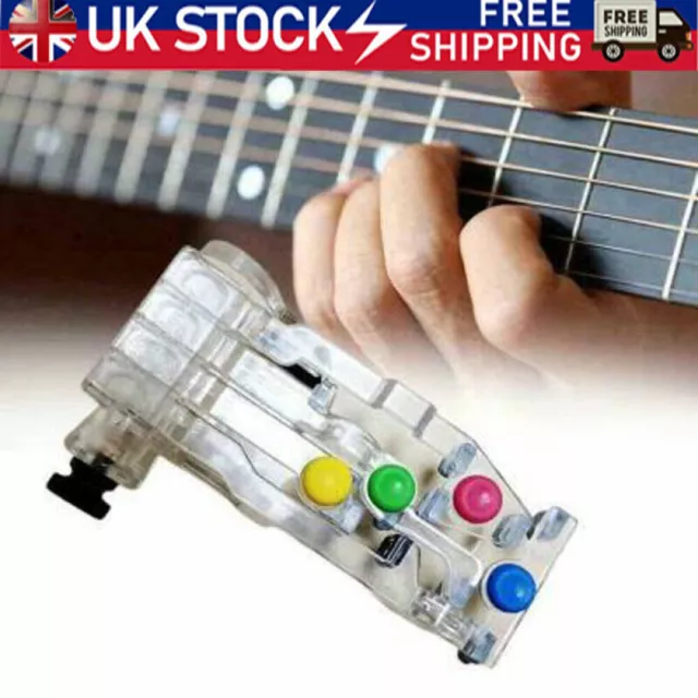 Guitar Learning System Teaching Practice Tool Aid Chord Buddy Lesson Trainer UK