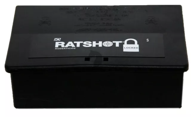 Freezone Ratshot Mouse Bait Station Tamper Resistant Locked Small