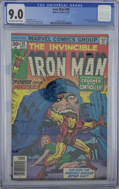 The Invincible Iron Man # 90 CGC 9.0 (1976) Jack Kirby cover