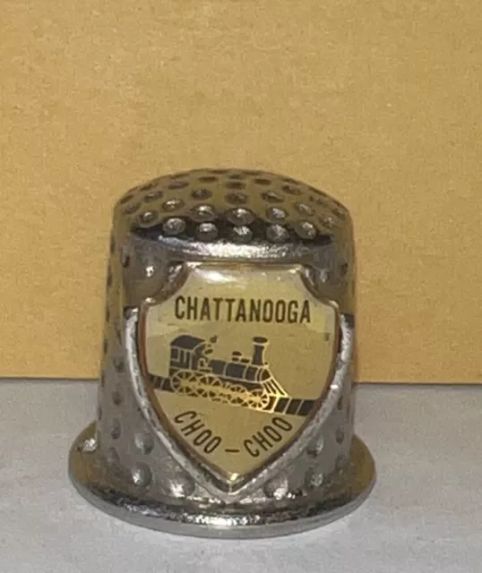 Vintage Tennessee Chattanooga Choo Choo Cast Metal Thimble