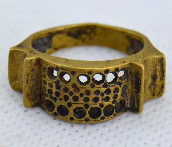 Rare Ancient Solid Bronze Viking Ring Artifact Amazing Authentic Very Stunning