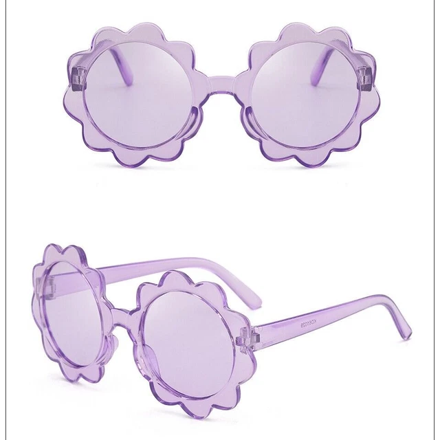 Cute Flowers Kids Sunglasses Personalized Boys Girls Small Tide UV-Proof J 11