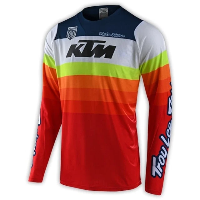 301762002 - Bike jersey TLD SE Pro KTM Mirage snug fit and lightweight S/White