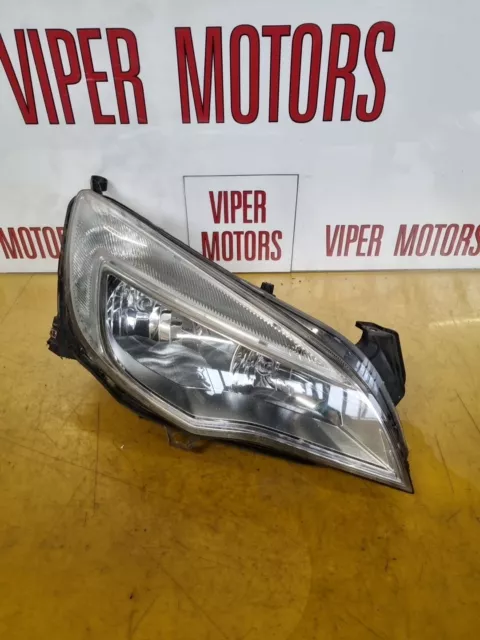 Vauxhall Astra J Front Headlight Mk6 Facelift Drivers Offside Chrome 12-15