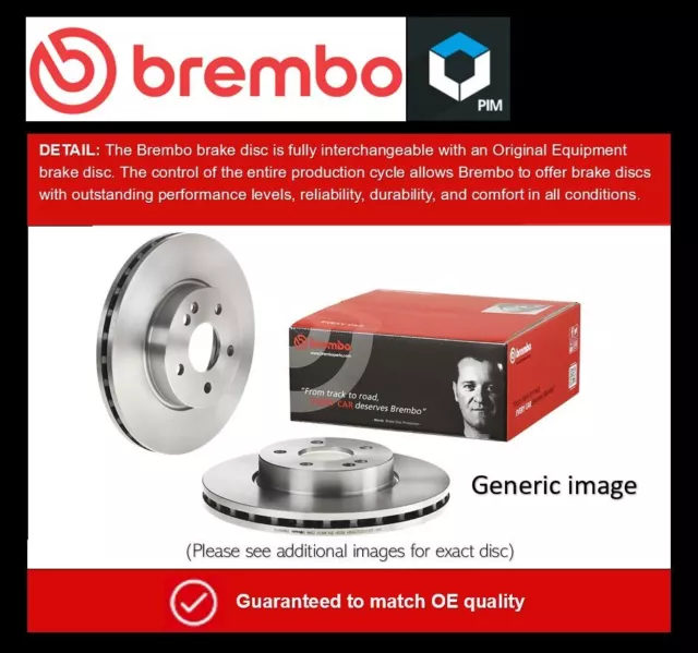 2x Brake Discs Pair Vented Front 347mm 09.8841.31 Brembo Set 4F0615301F Quality