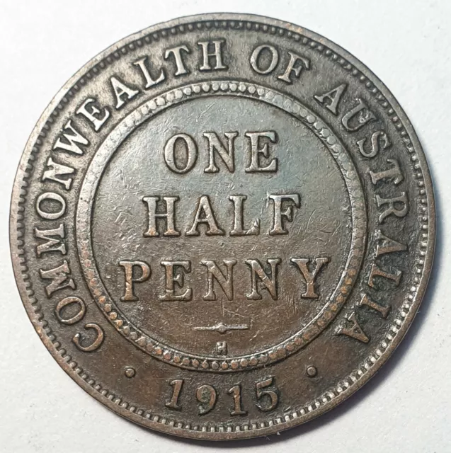 1915H Australian halfpenny #11