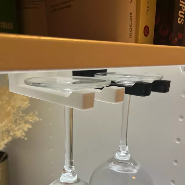 Weinglashalter Gläserschiene Stielglashalter einfache Montage