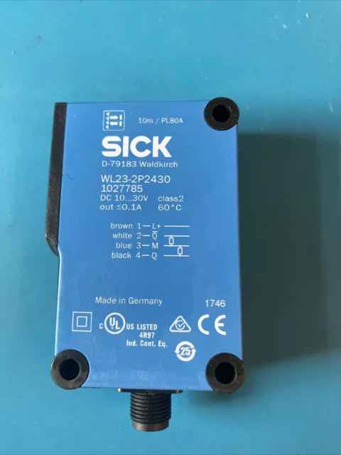 SICK WL23-2P2430 Photo Electric Sensor 10-30vdc