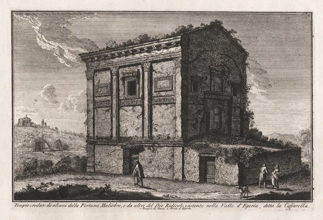 CENOTAFIO DI ANNIA Regilla Rome Roma Incisione Gravure sur Cuivre G